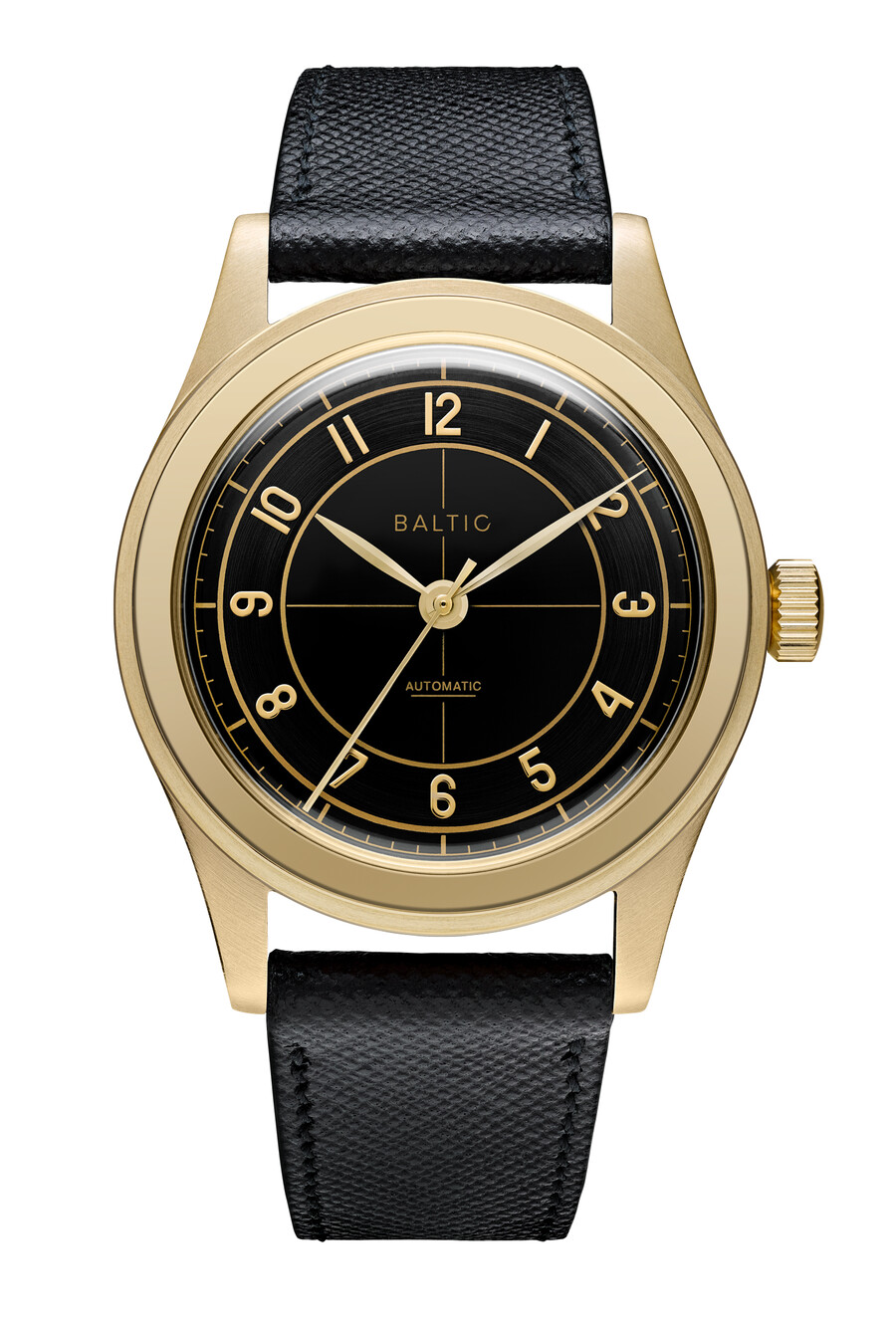 montres hms 002 gold pvd black - baltic