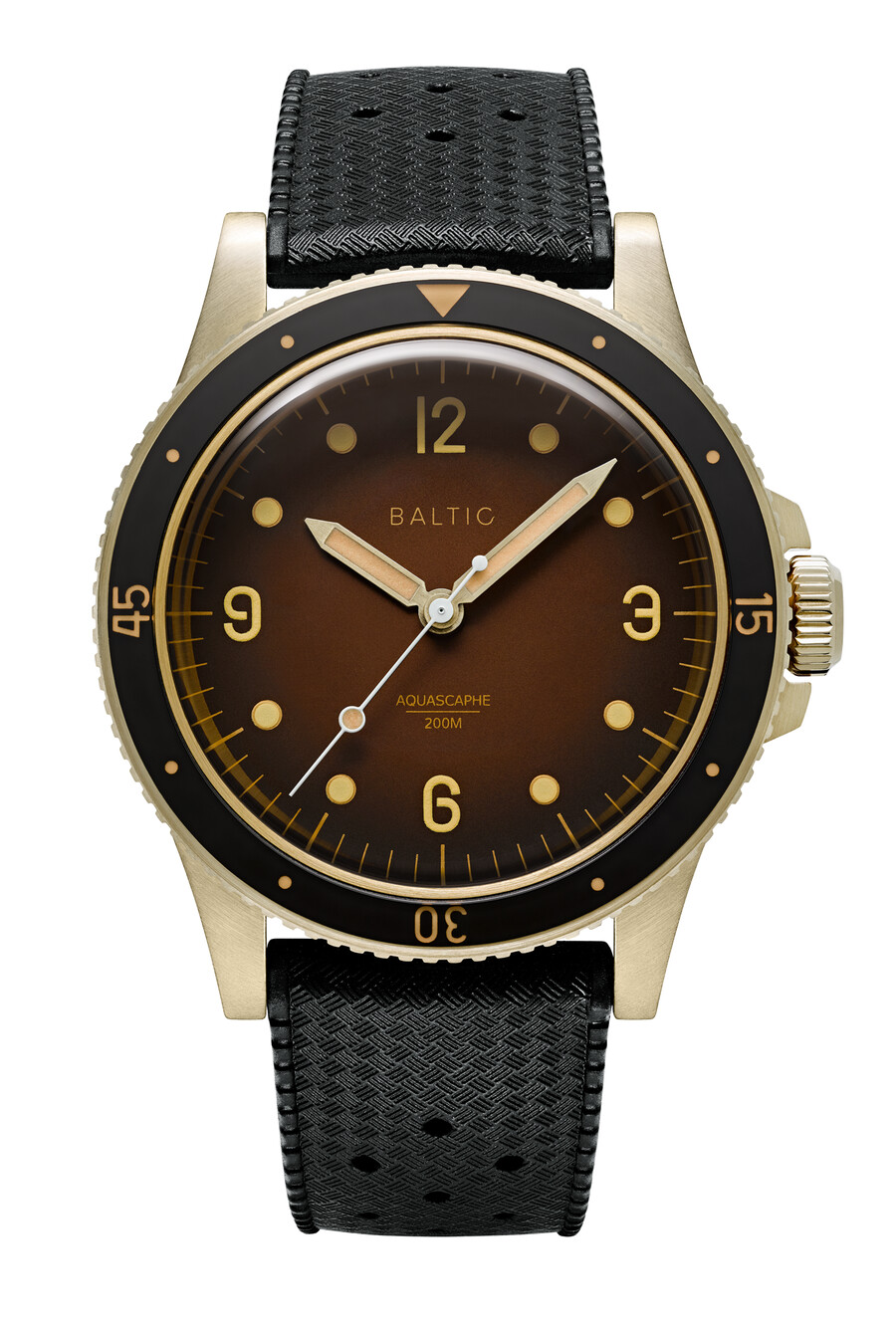aquascaphe bronze brun - montres de la baltique