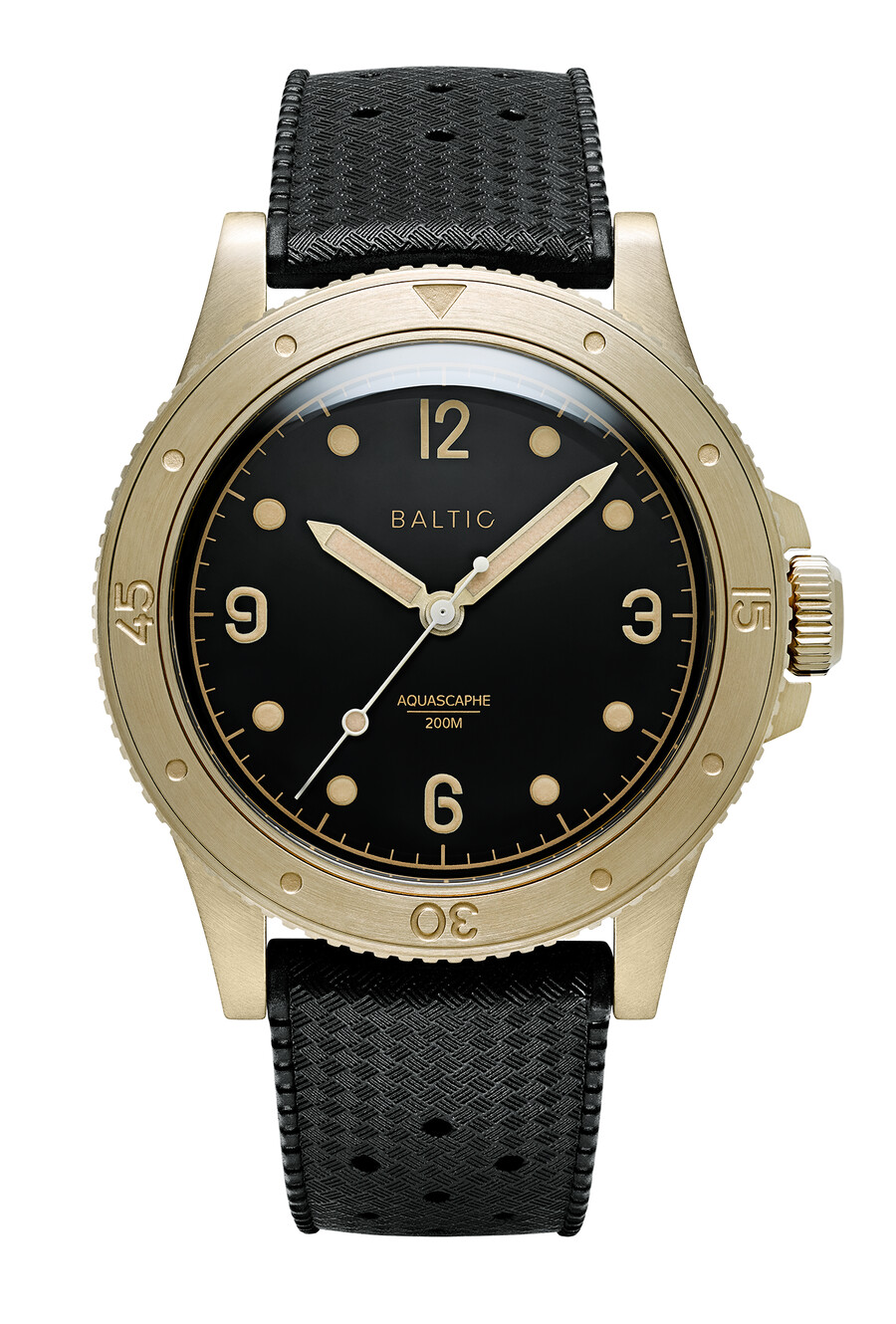 aquascaphe bronze noir - montres de la baltique