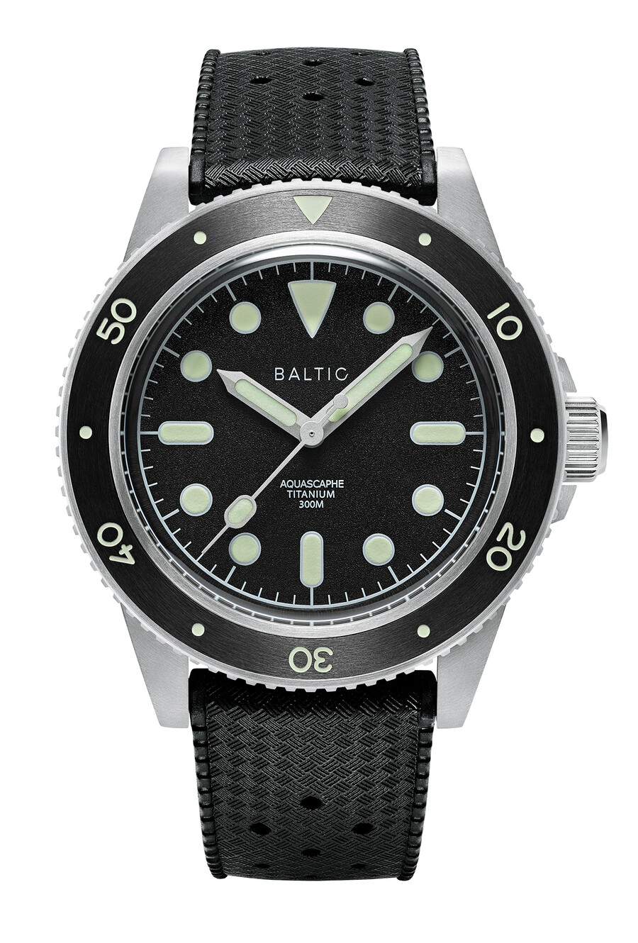 aquascaphe titanium black - montres baltic
