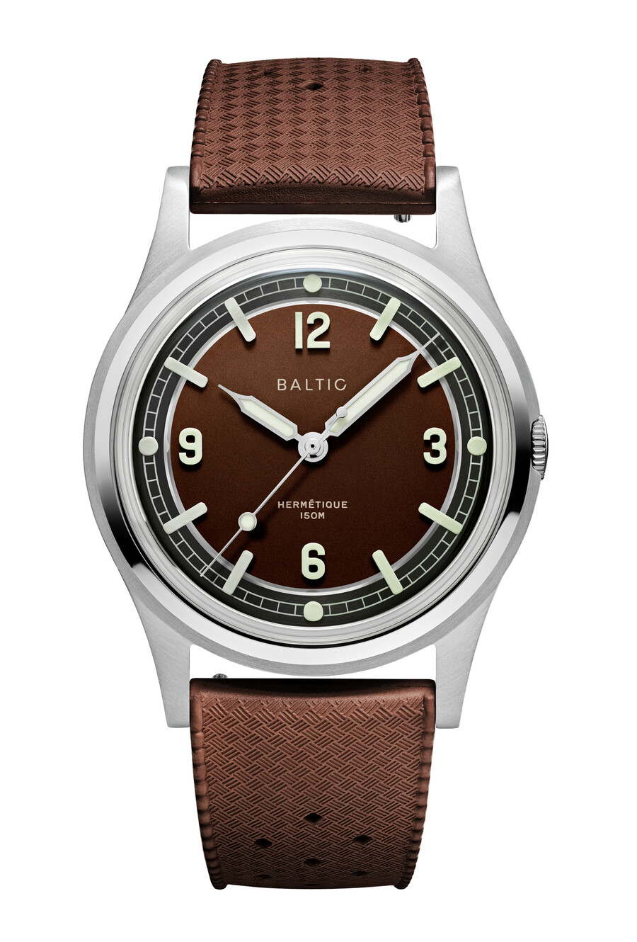 hermétique tourer marron - baltic watches