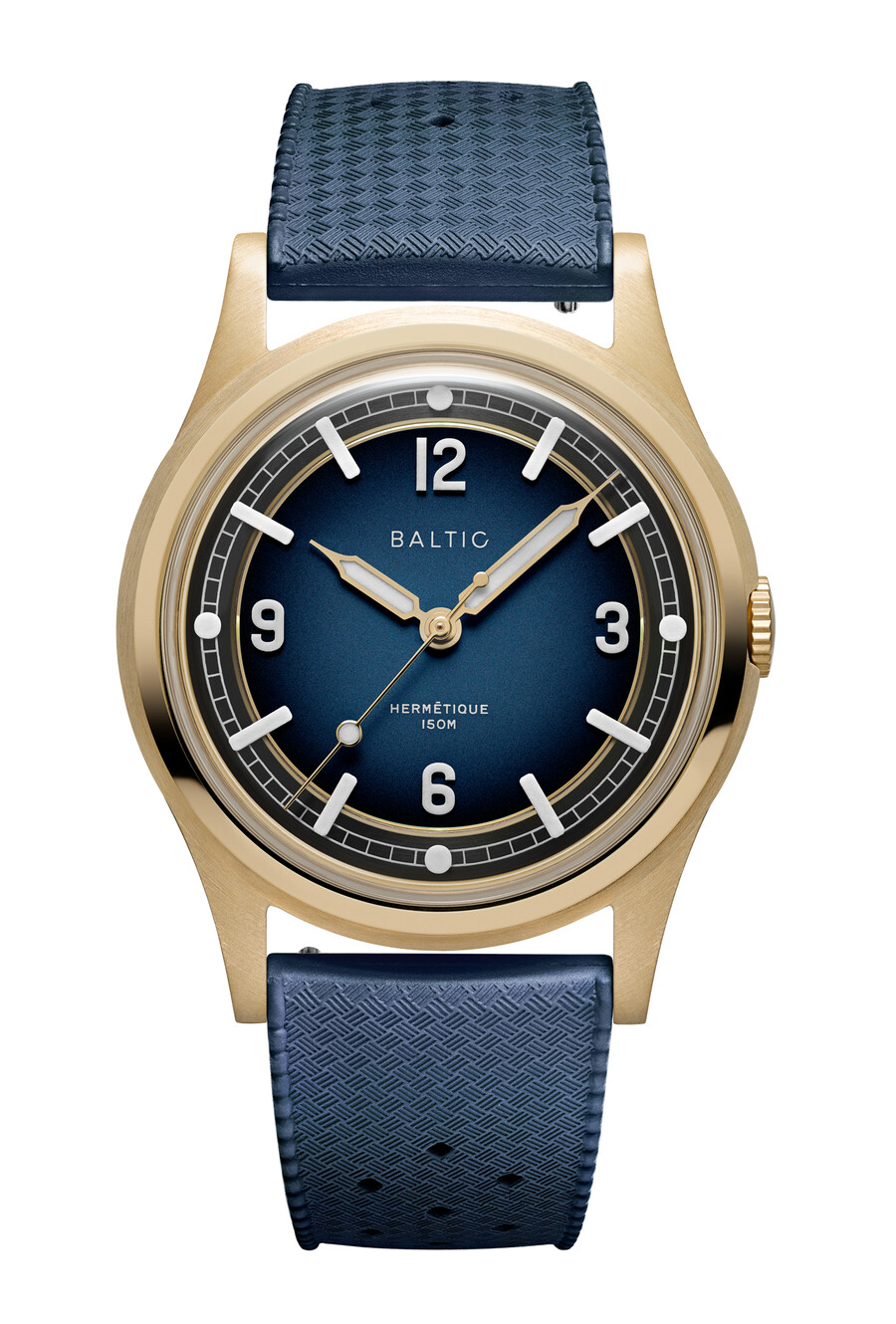 hermétique tourer bronze bleu - baltic watches