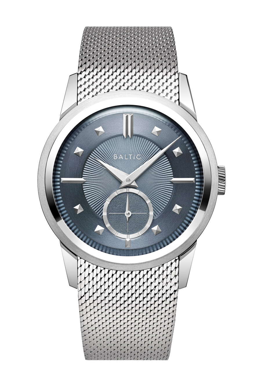 gris prismatique bleu - montres baltic